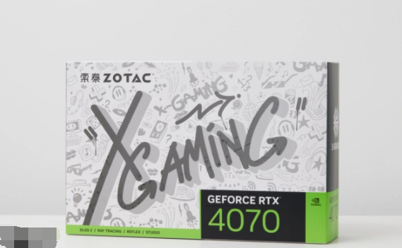 索泰RTX4070X-GAMINGOC欧泊白开箱测评 外观别致性能不俗