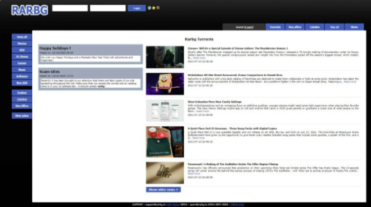 流行电影和电视Torrent资源下载网站RARBG突然关闭已运行15年